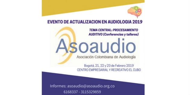 Asoaudio prepara Evento de Actualización en Audiología 2019