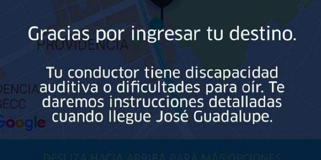 UBER incluye a choferes con discapacidad auditiva