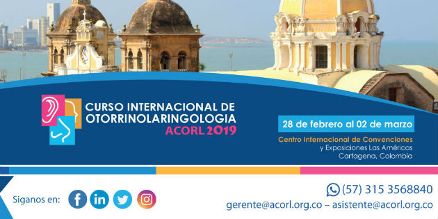 Curso internacional de Otorrinolaringología ACORL 2019