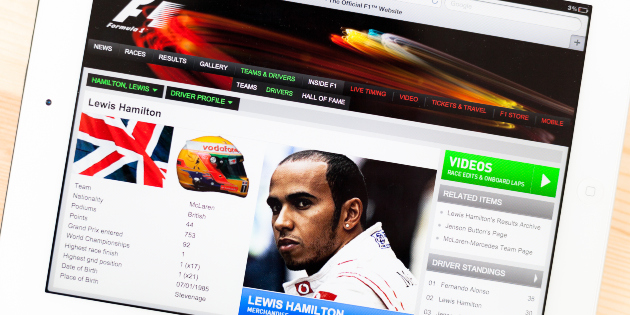 Lewis Hamilton, imagen de una campaña de General Óptica